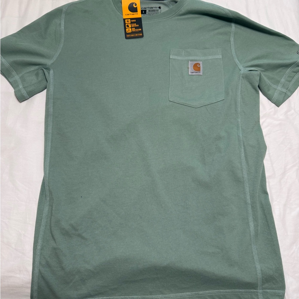 Carhartt Men's Sage Green Short Sleeve Tee